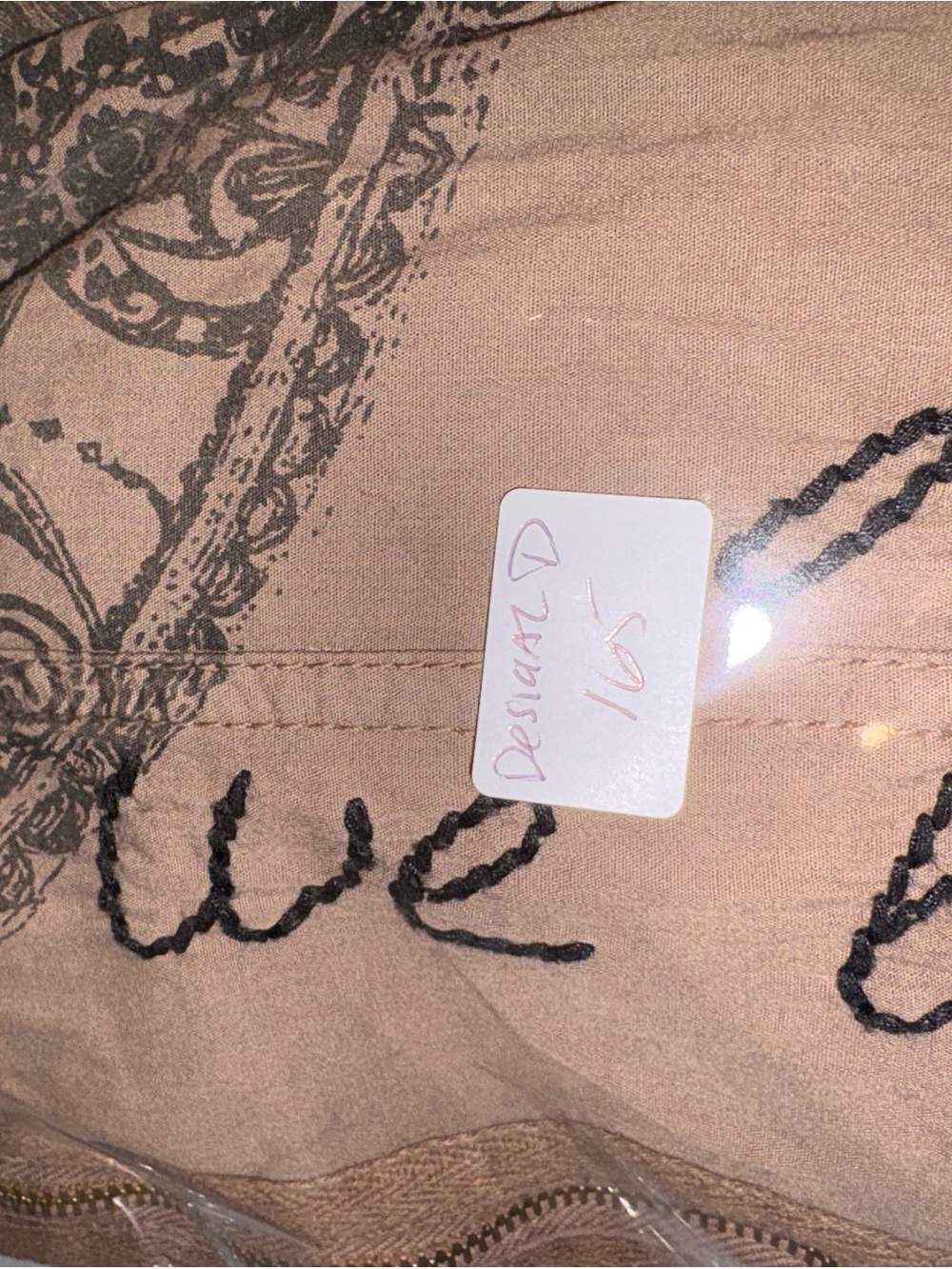 Desigual y2k Ombre Midi Dress in Brown and Black - Picture 10 of 10